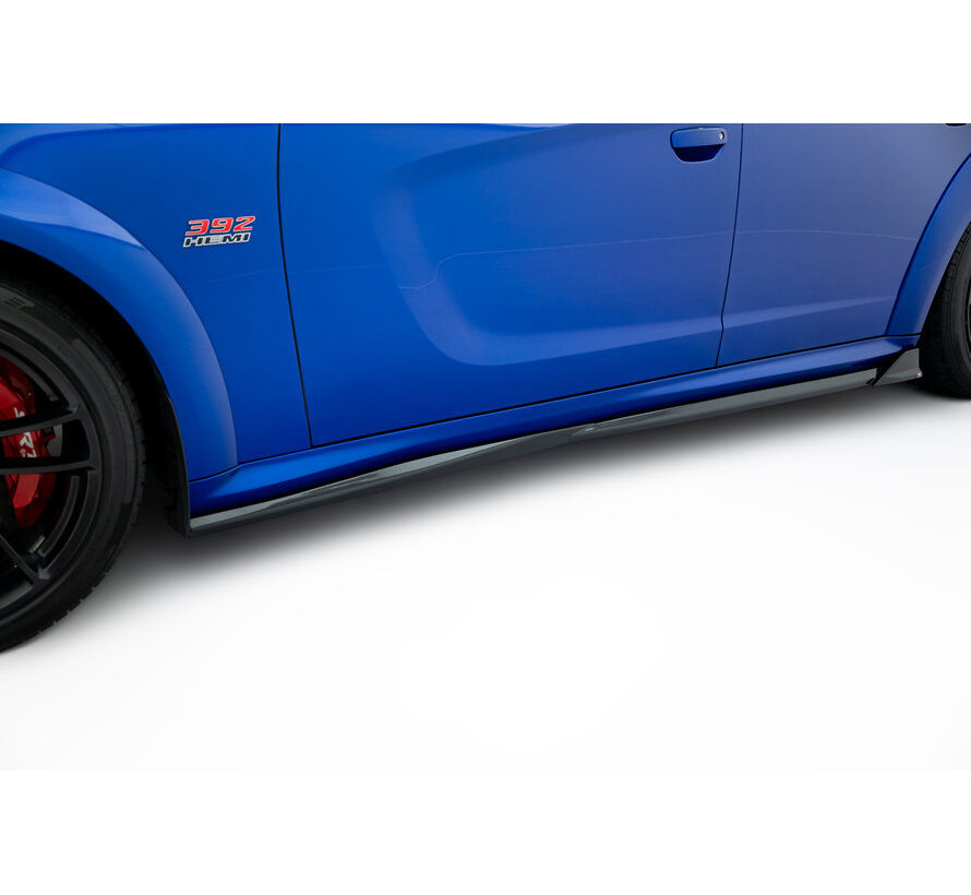 Maxton Design Set of Splitters Dodge Charger RT Scat Pack Widebody Mk3 Facelift