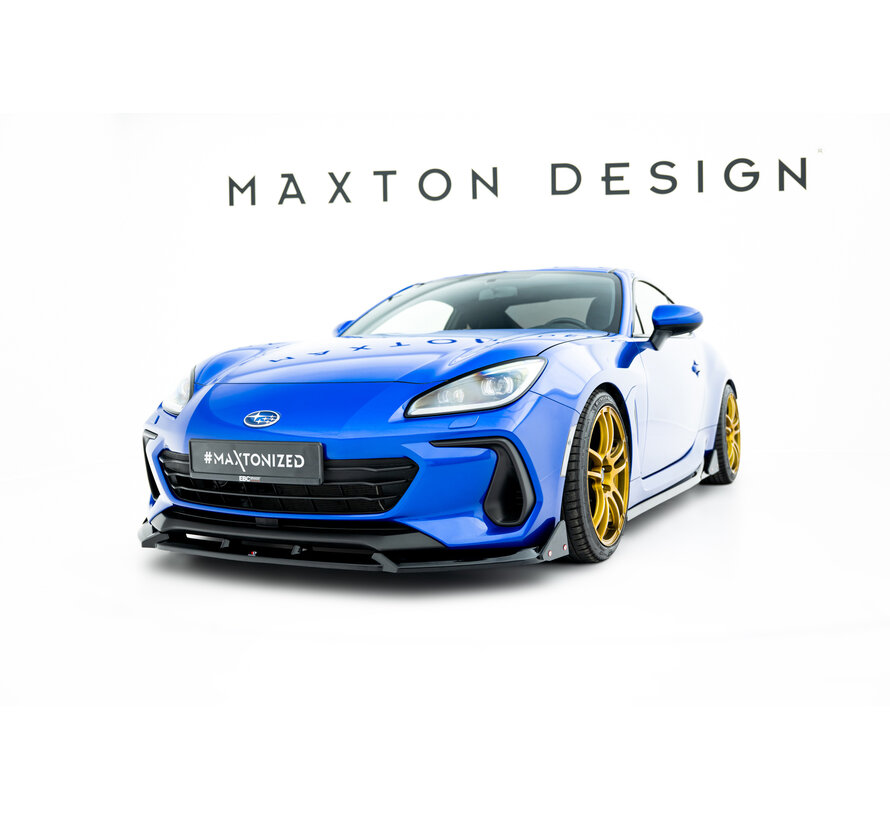 Maxton Design Front Splitter V.1 + Flaps Subaru BRZ Mk2