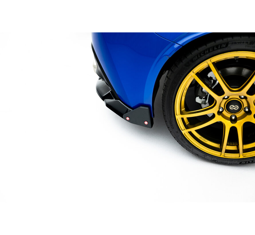 Maxton Design Rear Splitter (with vertical bars) V.1 + Flaps Subaru BRZ Mk2