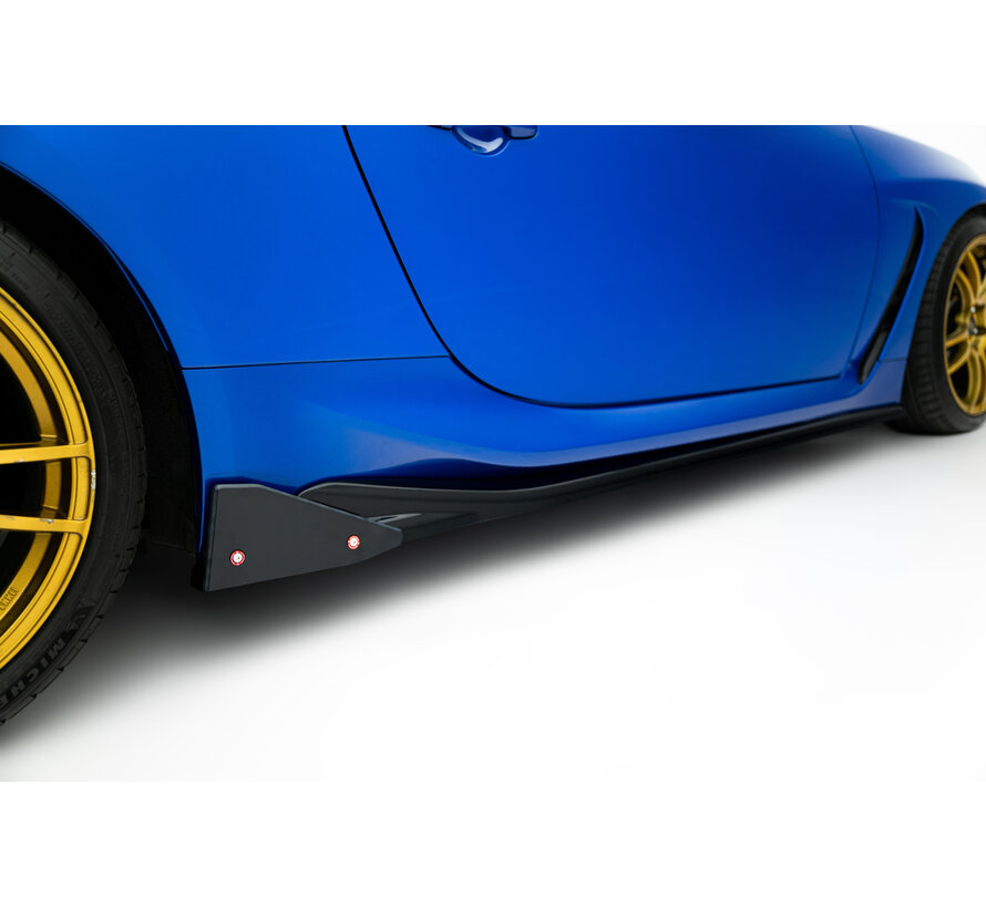 Maxton Design Side Skirts Diffusers V.1 + Flaps Subaru BRZ Mk2