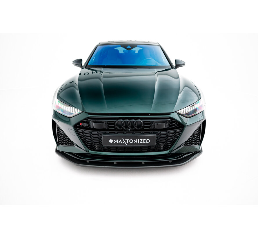 Maxton Design Prepreg Carbon Fiber Front Splitter Audi RS7 C8