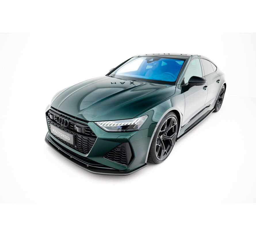 Maxton Design Prepreg Carbon Fiber Front Splitter Audi RS7 C8