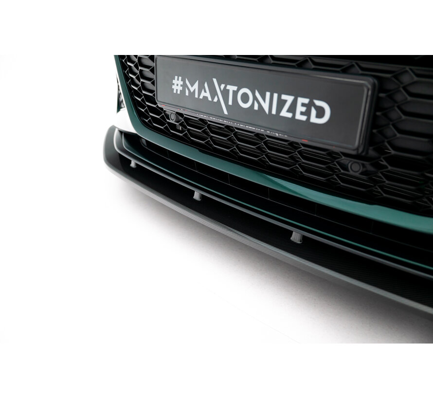 Maxton Design Prepreg Carbon Fiber Front Splitter Audi RS7 C8