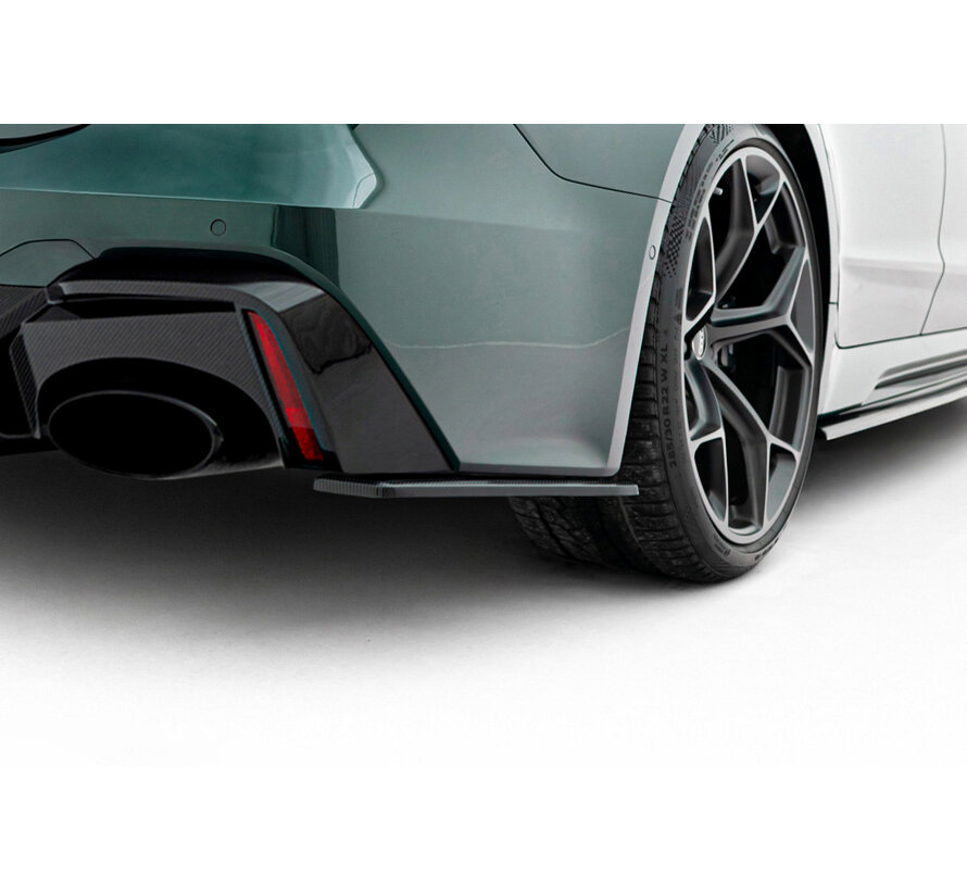 Maxton Design Prepreg Carbon Fiber Rear Side Splitters Audi RS7 C8