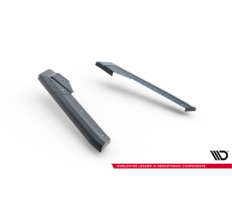 Maxton Design Prepreg Carbon Fiber Rear Side Splitters Audi RS7 C8