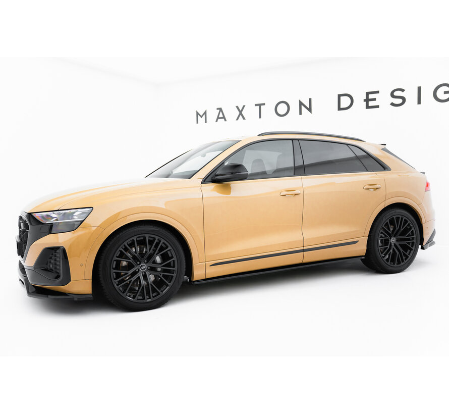 Maxton Design Side skirts Diffusers  V.1 Audi Q8 Mk1 Facelift