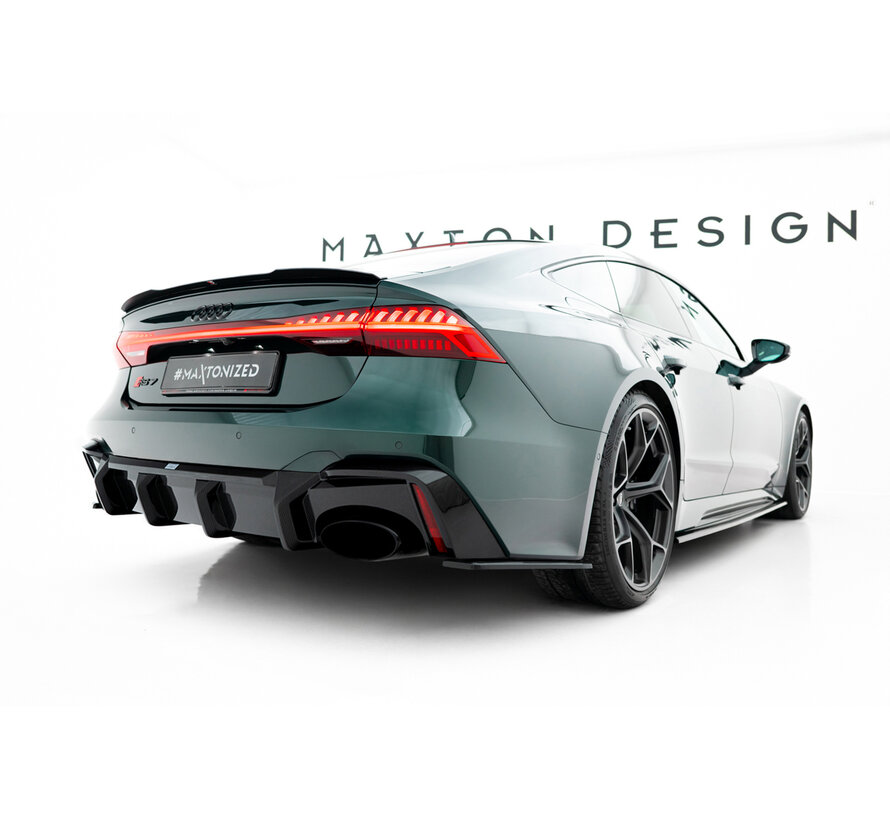 Maxton Design Set of Prepreg Carbon Fiber Splitters Audi RS7 C8