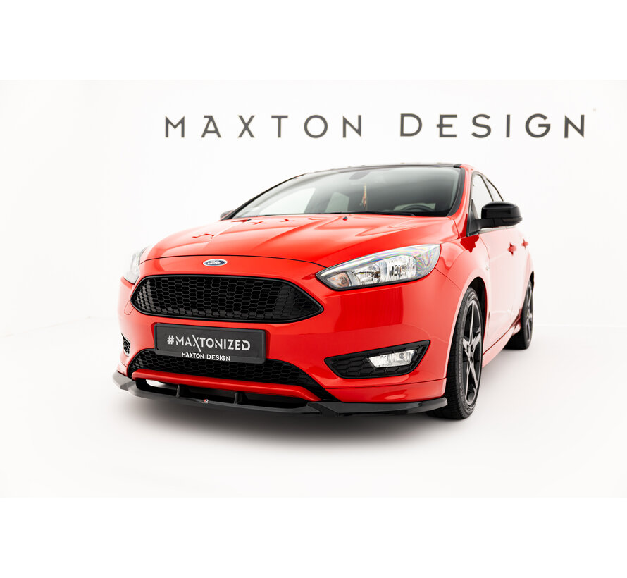 Maxton Design Front Splitter V.3 Ford Focus ST-Line Mk3 Facelift
