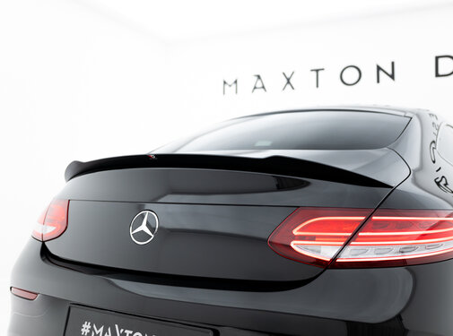 Maxton Design Maxton Design Spoiler Cap Mercedes- Benz C Coupe AMG-Line C205