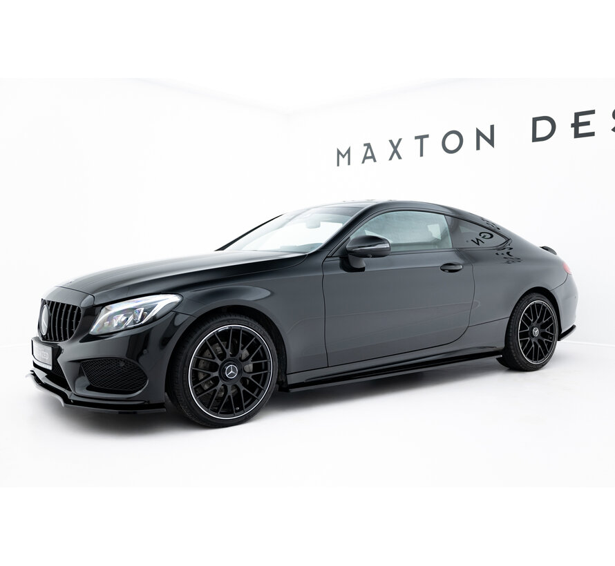 Maxton Design Set of Splitters Mercedes- Benz C Coupe AMG-Line C205