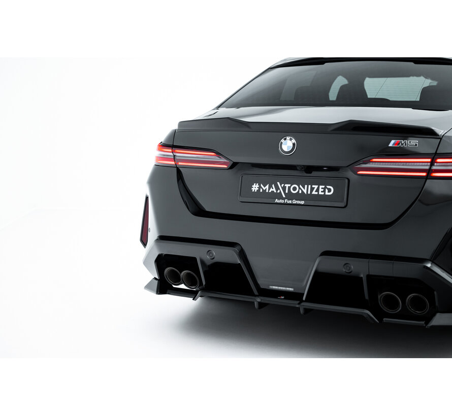 Maxton Design Rear Splitter (with vertical bars) BMW M5 Sedan / Touring G90