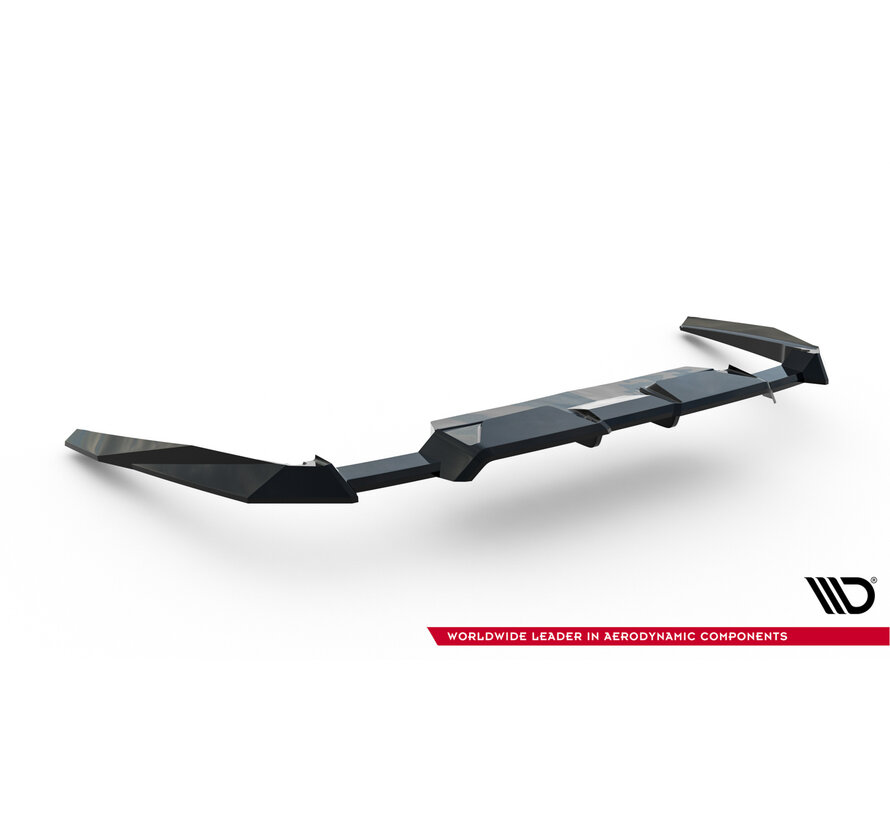 Maxton Design Rear Splitter (with vertical bars) BMW M5 Sedan / Touring G90