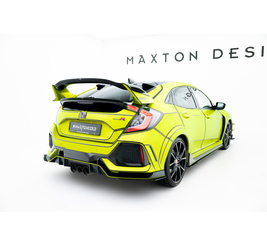 Maxton Design Upper Spoiler Cap V.1 Honda Civic Type-R Mk10 / Mk10 Facelift