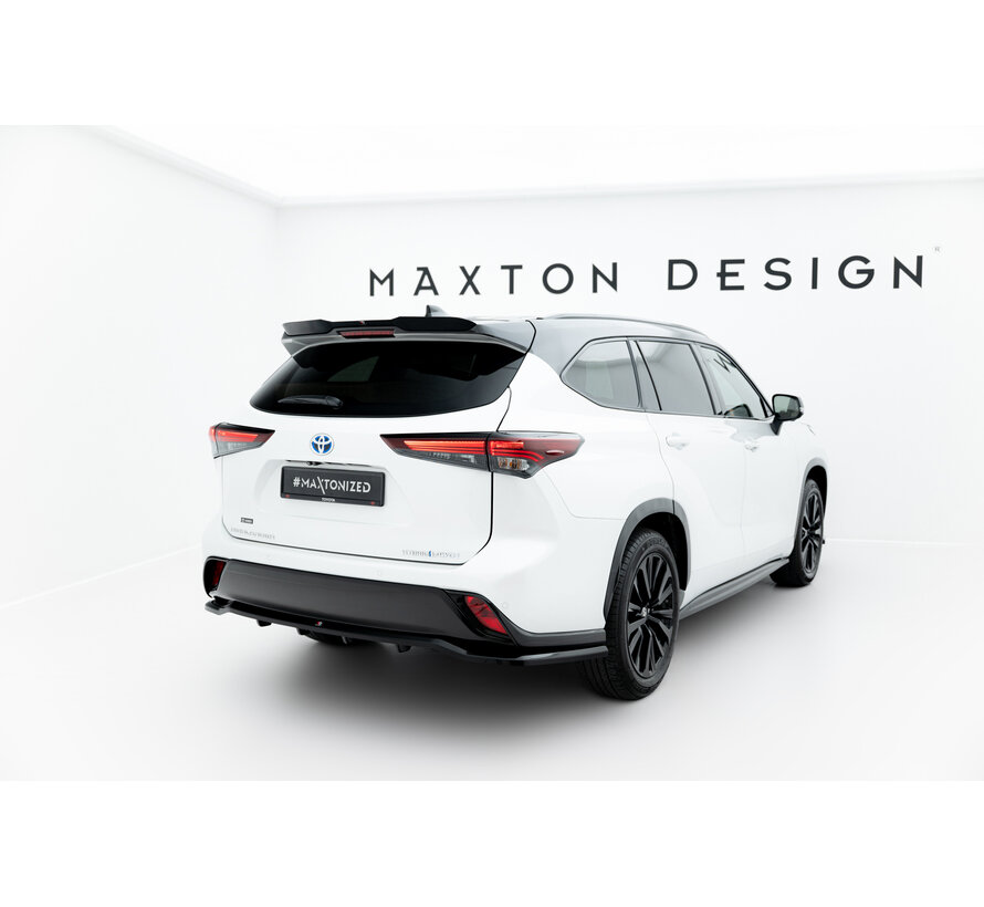 Maxton Design Rear Splitter (with vertical bars) Toyota Highlander Mk4