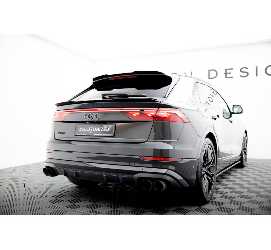 Maxton Design Lower Spoiler Cap Audi Q8 S-line / SQ8 Mk1 Facelift