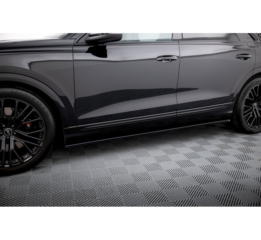 Maxton Design Side skirts Diffusers  V.1 Audi Q8 S-line / SQ8 Mk1 Facelift