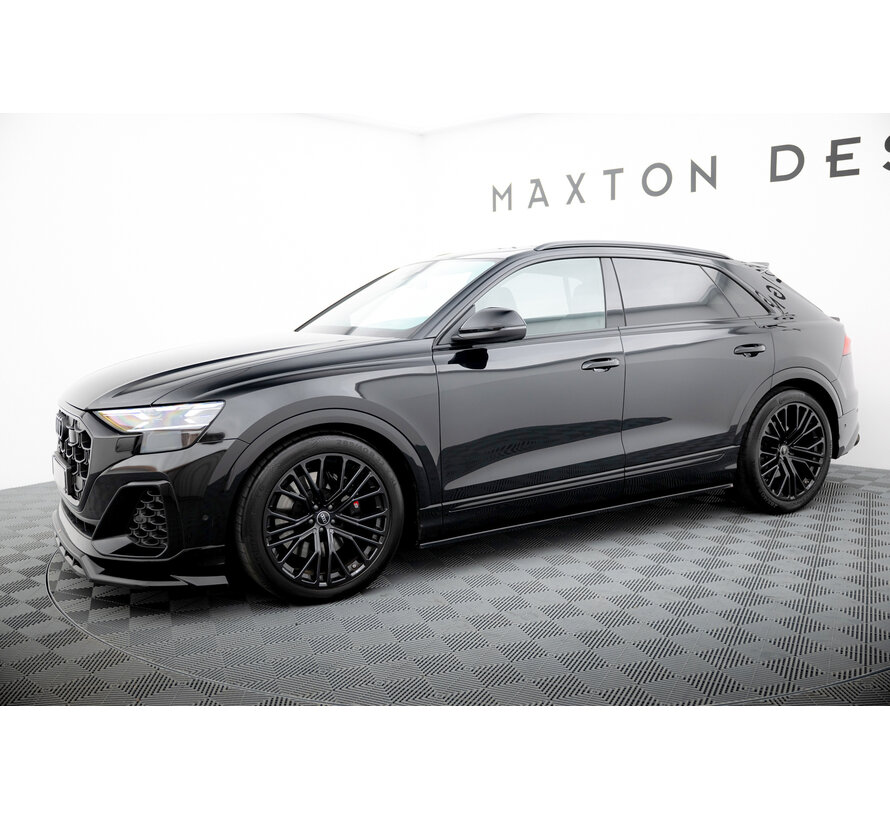 Maxton Design Side skirts Diffusers  V.1 Audi Q8 S-line / SQ8 Mk1 Facelift