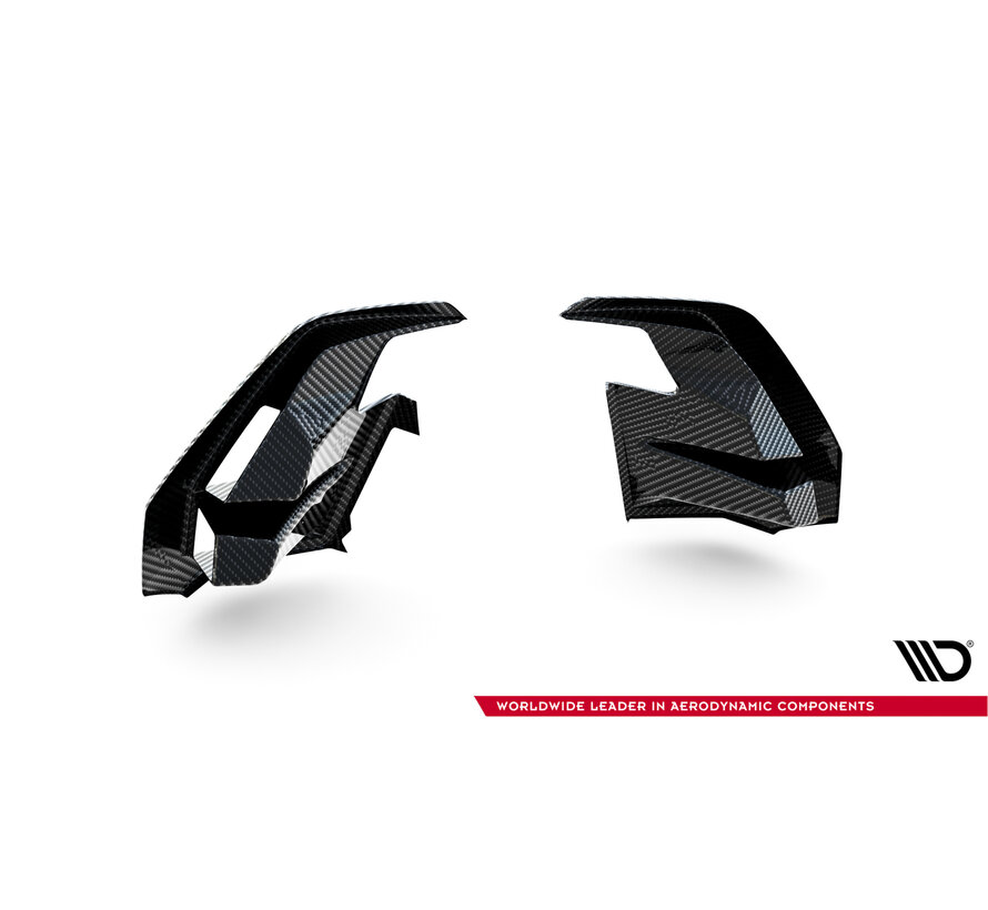 Maxton Design Prepreg Carbon Front Bumper Side Vents BMW X7 M-Pack G07 Facelift