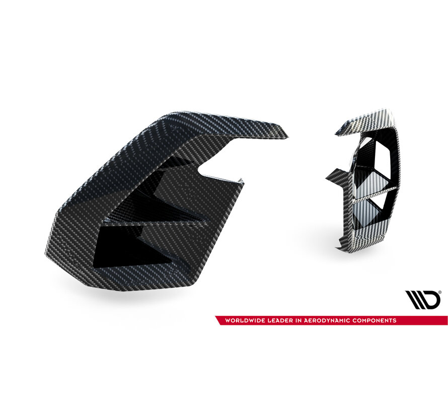 Maxton Design Prepreg Carbon Front Bumper Side Vents BMW X7 M-Pack G07 Facelift