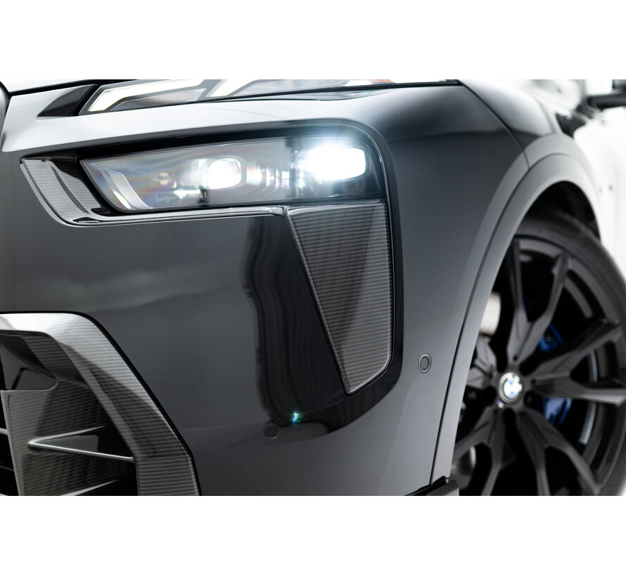 Maxton Design Prepreg Carbon Front Bumper Air Intakes  BMW X7 M-Pack G07 Facelift