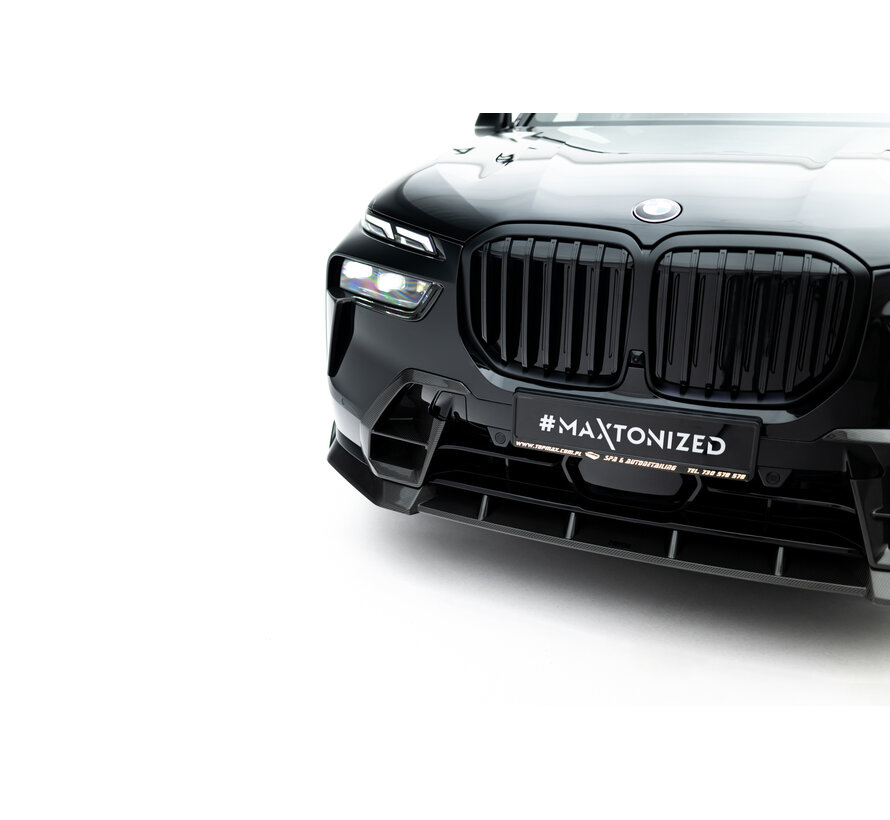 Maxton Design Set of Prepreg Carbon Splitters V.2 BMW X7 M-Pack G07 Facelift