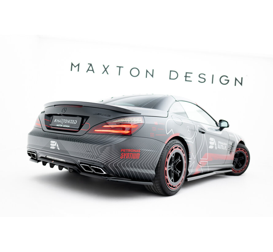 Maxton Design Rear Splitter (with vertical bars) Mercedes-Benz SL 63 AMG R231