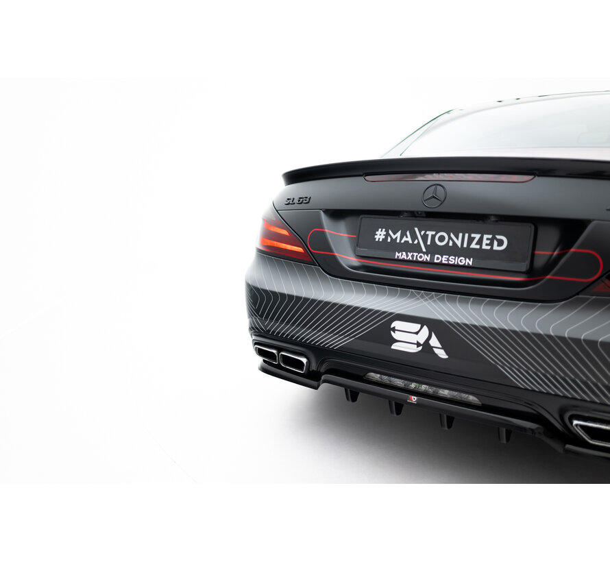 Maxton Design Rear Splitter (with vertical bars) Mercedes-Benz SL 63 AMG R231