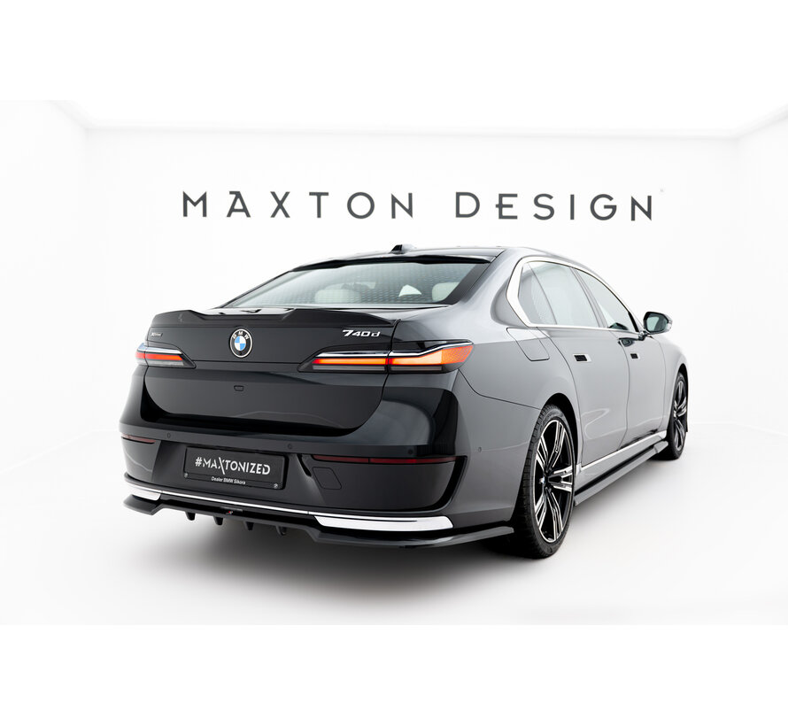 Maxton Design Rear Splitter (with vertical bars) BMW 7 G70