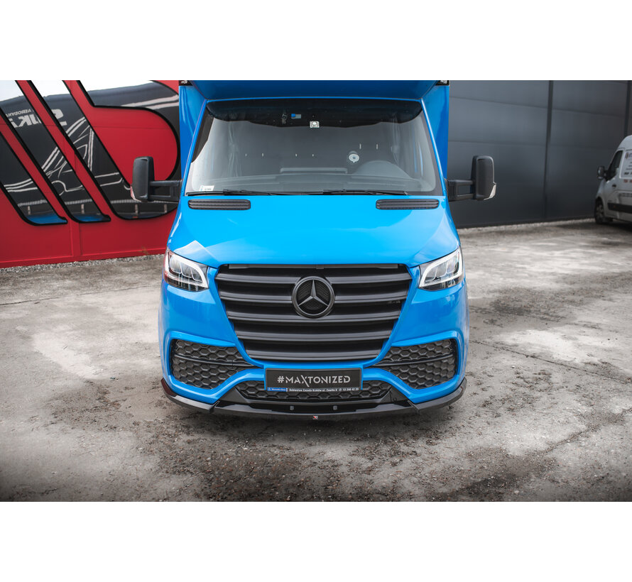 Maxton Design Front Bumper + Splitter Mercedes-Benz Sprinter Mk3