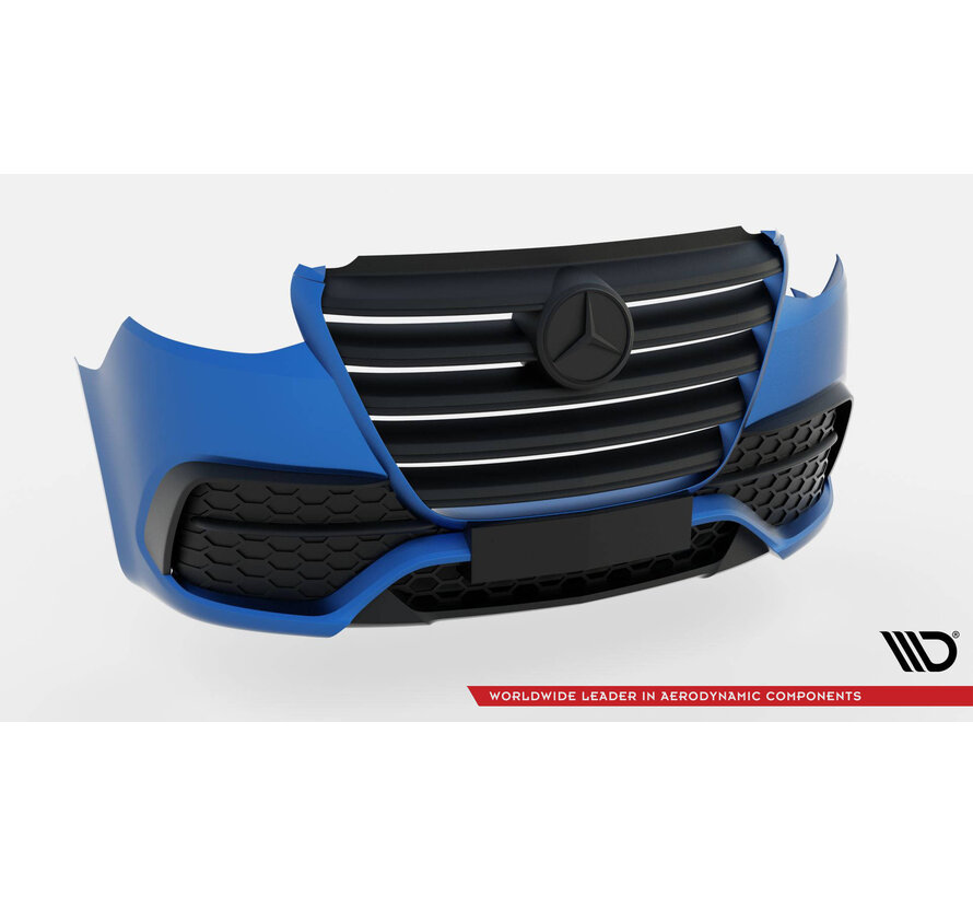 Maxton Design Front Bumper + Splitter Mercedes-Benz Sprinter Mk3