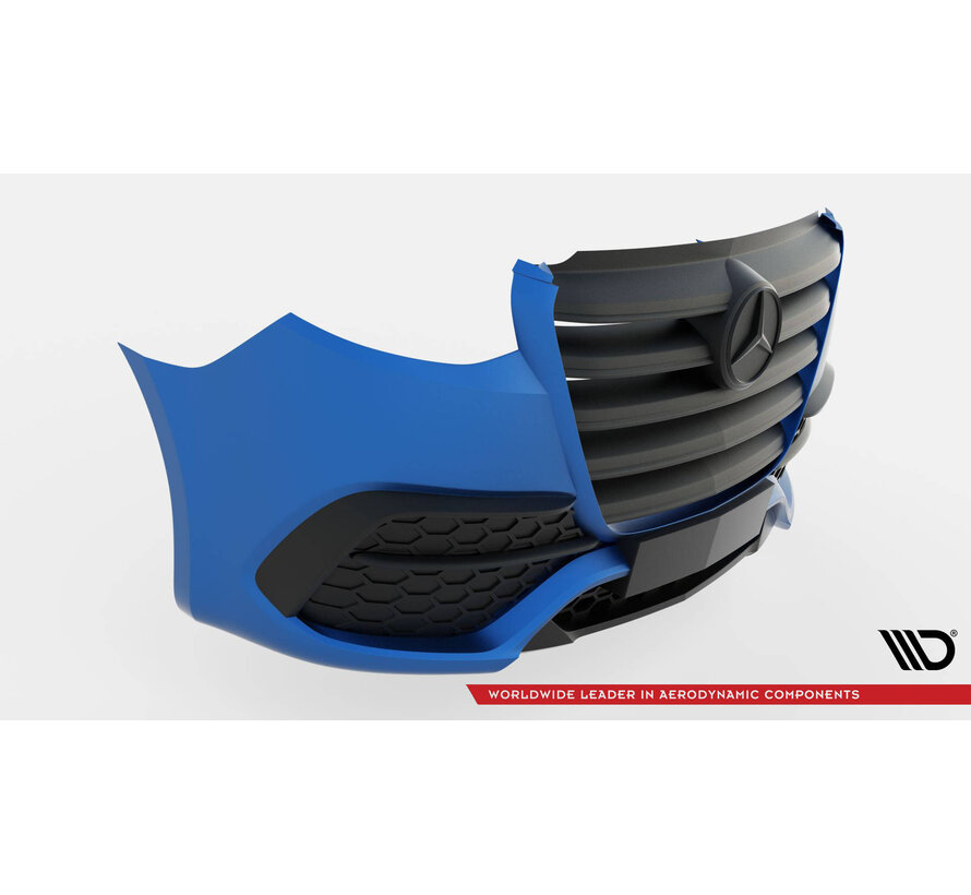 Maxton Design Front Bumper + Splitter Mercedes-Benz Sprinter Mk3
