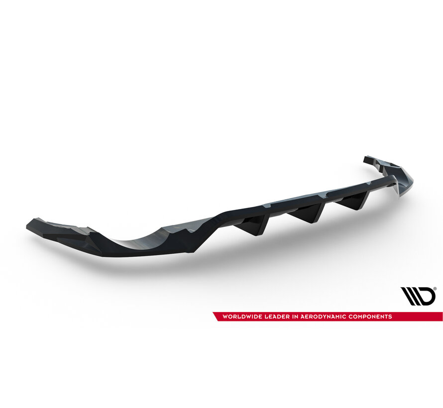 Maxton Design Rear Splitter (with vertical bars) Audi RSQ8 Mk1 Facelift