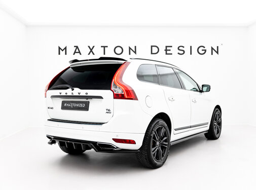 Maxton Design Maxton Design Rear Splitter (with vertical bars) Volvo XC60 Mk1 Facelift