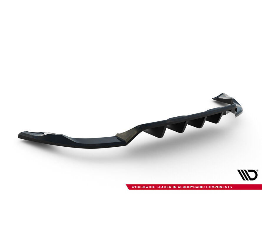 Maxton Design Rear Splitter (with vertical bars) Volvo XC60 Mk1 Facelift