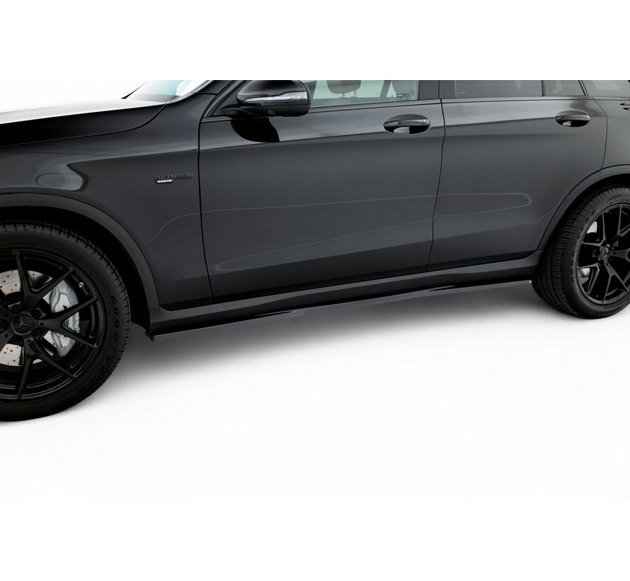 Maxton Design Side Skirts Diffusers Mercedes-AMG GLC 43 / AMG-Line SUV X253 Facelift