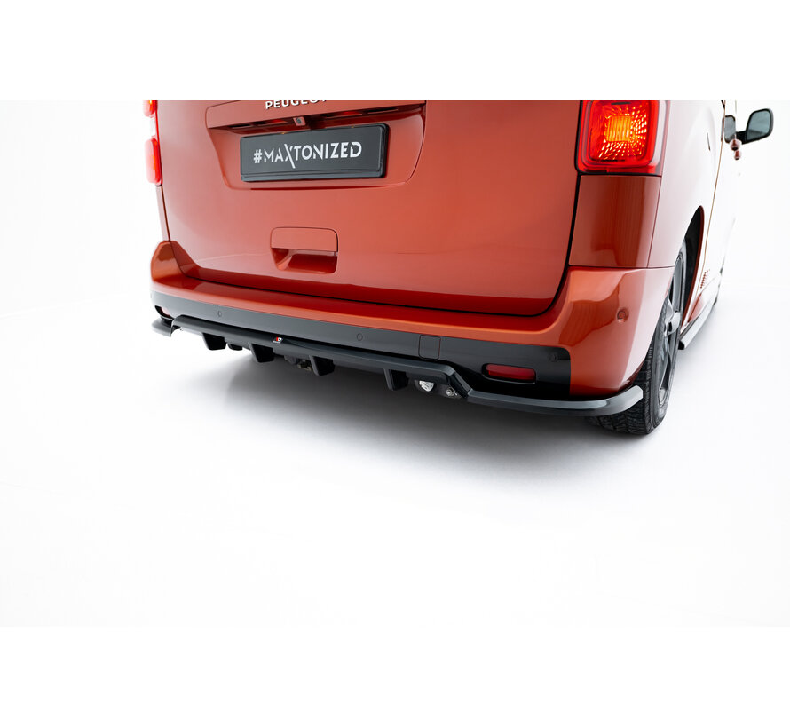 Maxton Design Rear Splitter (with vertical bars) Peugeot Expert Mk3