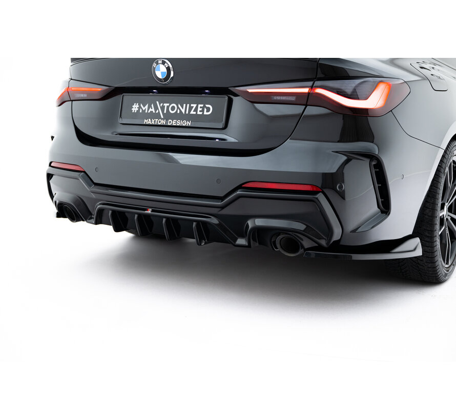 Maxton Design Rear Valance passend voor BMW 4 M-Pack G22 / G23 / G22 Facelift / G23 Facelift