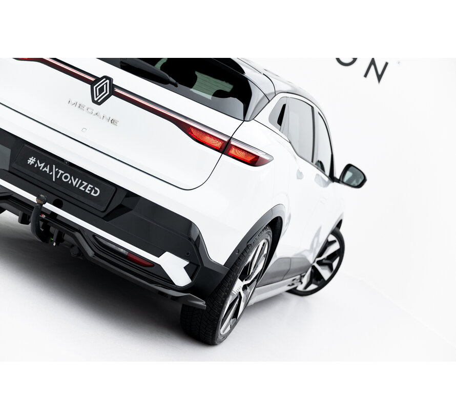 Maxton Design Central Rear Splitter (with vertical bars) Renault Megane E-Tech Electric Mk1