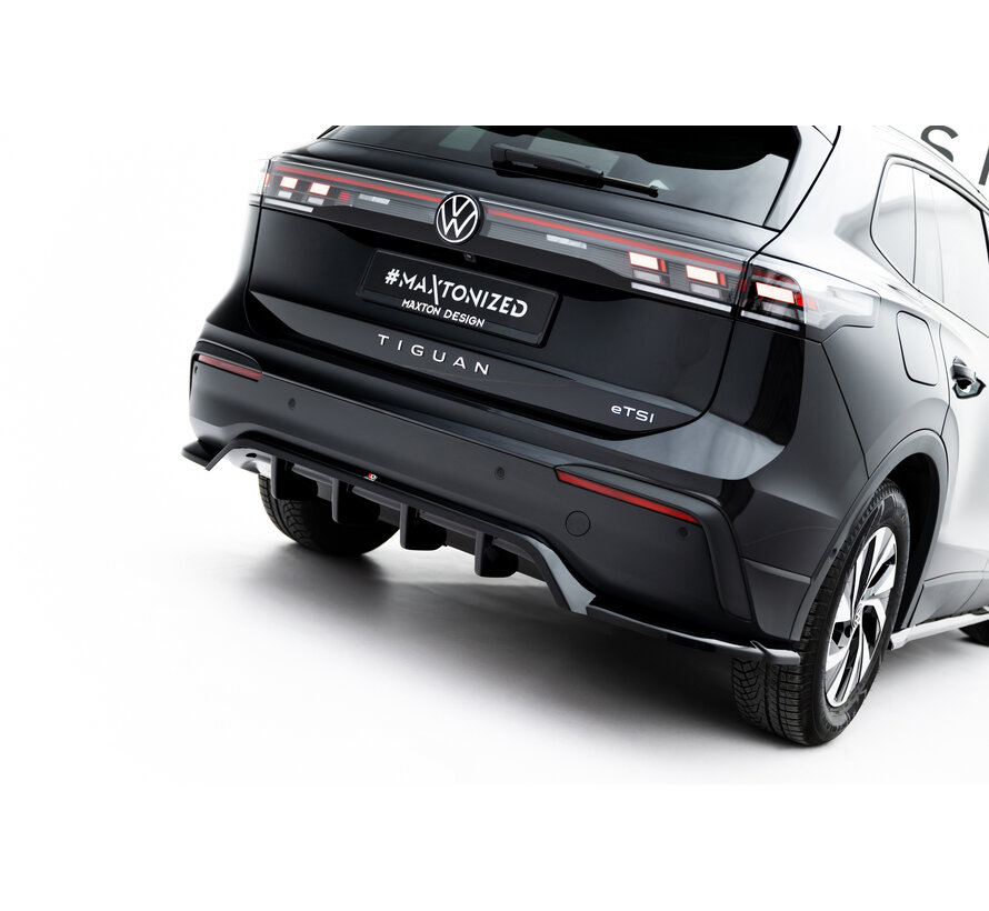 Maxton Design Rear Splitter (with vertical bars) Volkswagen Tiguan Mk3
