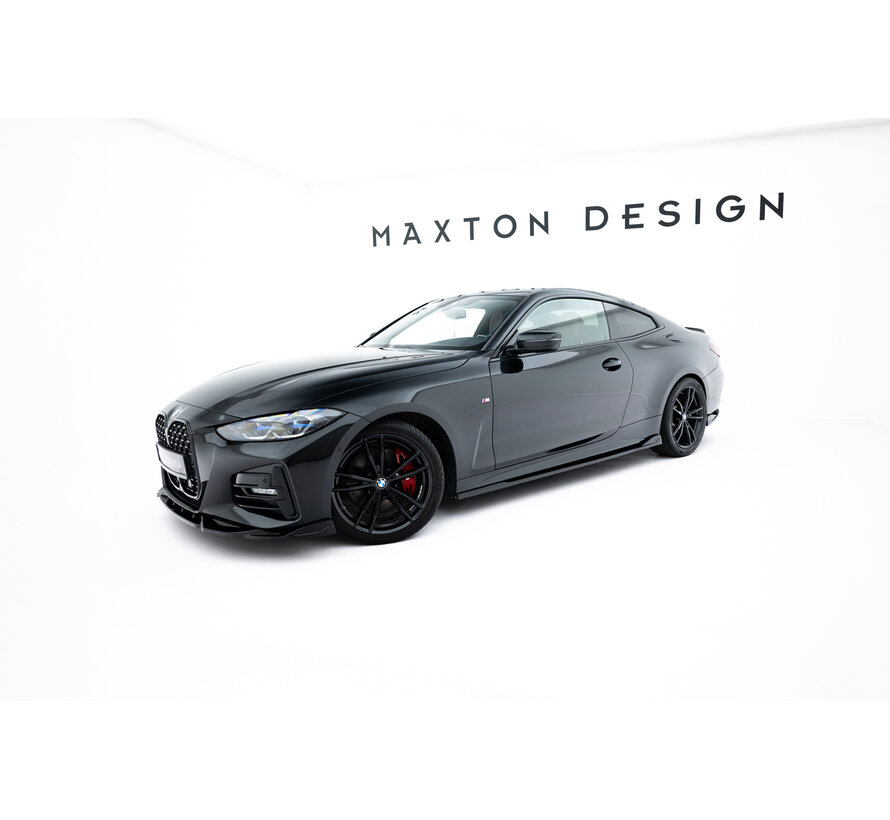 Maxton Design Set of Splitters BMW 4 M-Pack Coupe G22 / G22 Facelift