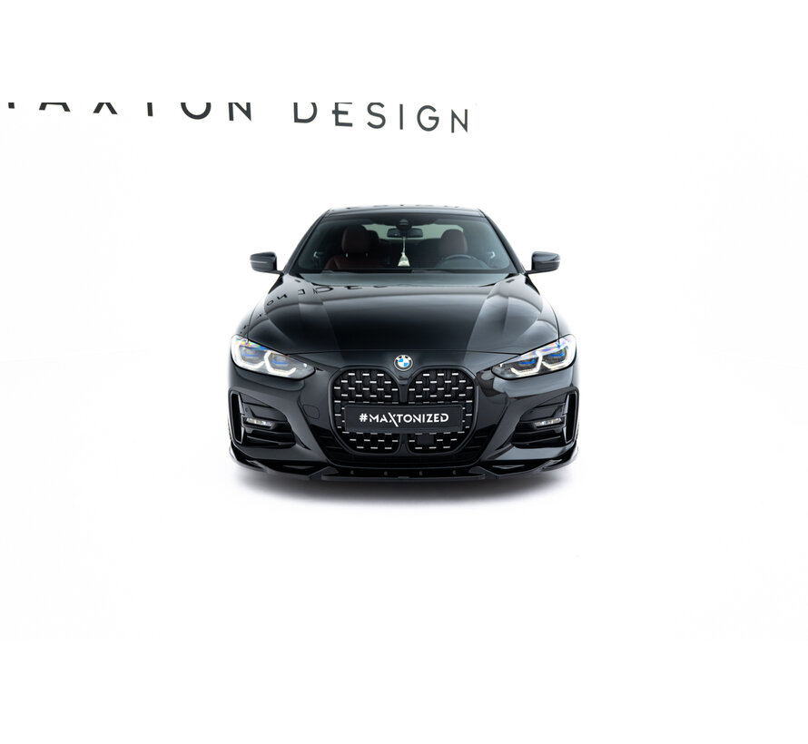 Maxton Design Set of Splitters BMW 4 M-Pack Coupe G22 / G22 Facelift