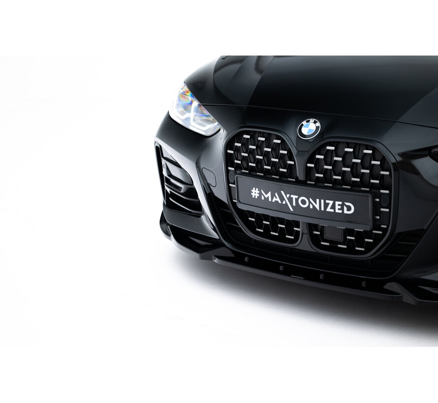 Maxton Design Set of Splitters BMW 4 M-Pack Coupe G22 / G22 Facelift