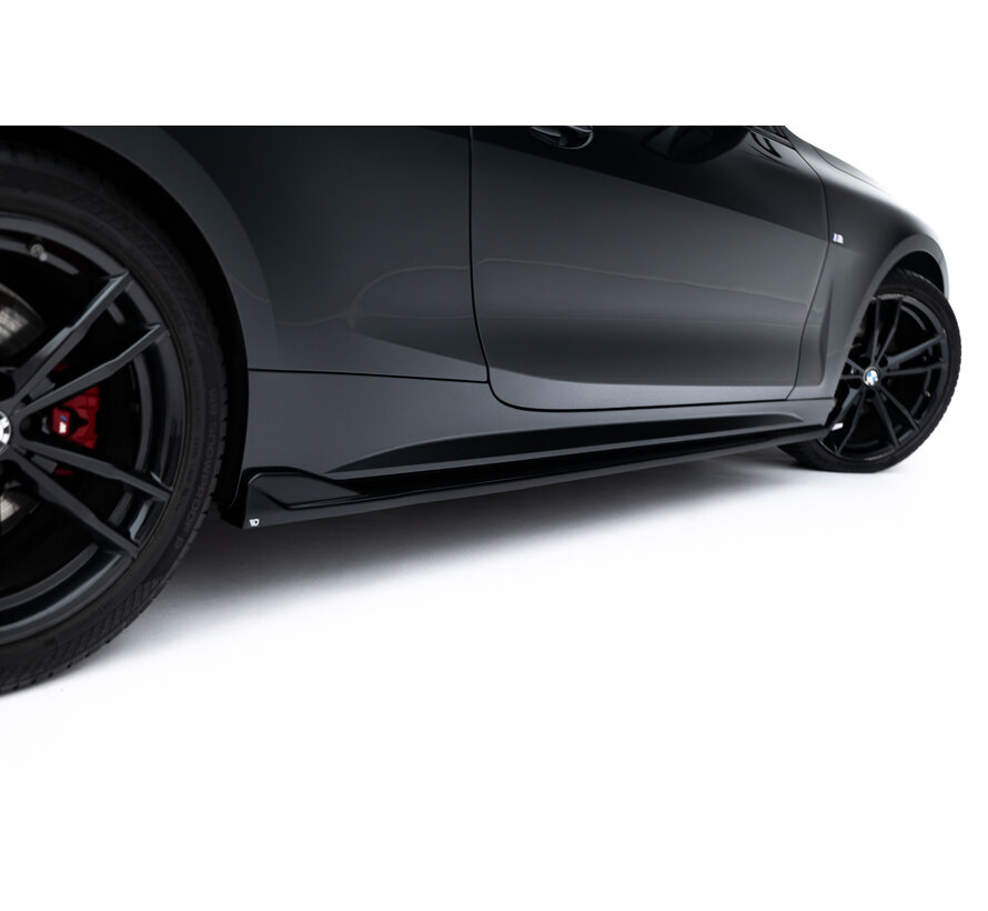 Maxton Design Set of Splitters BMW 4 M-Pack Coupe G22 / G22 Facelift