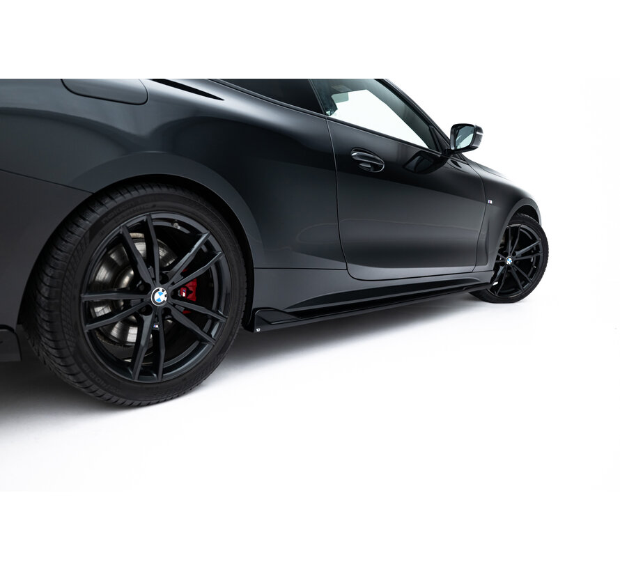 Maxton Design Set of Splitters passend voor BMW 4 M-Pack Coupe G22 / G22 Facelift