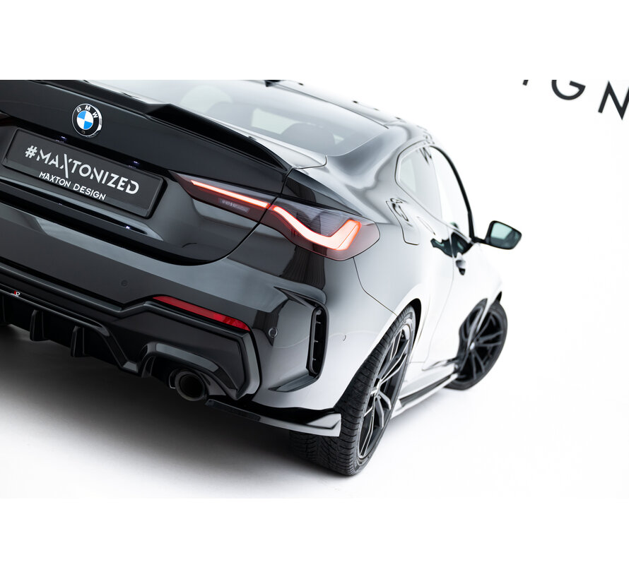 Maxton Design Set of Splitters BMW 4 M-Pack Coupe G22 / G22 Facelift