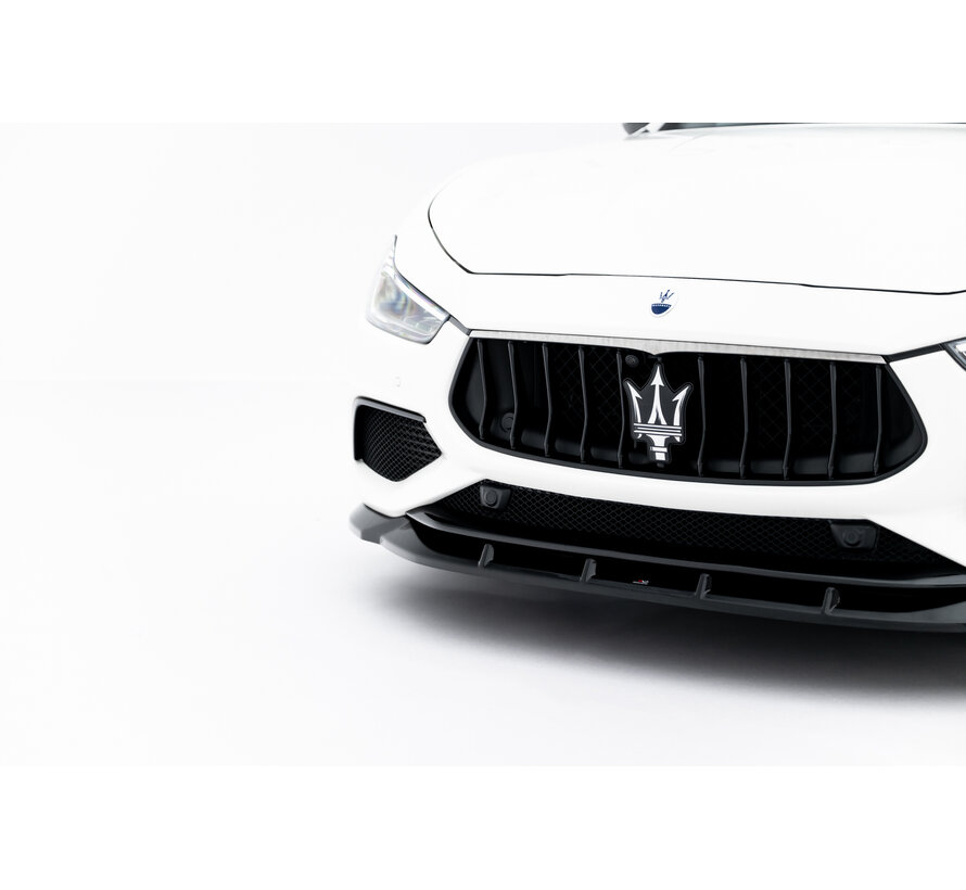 Maxton Design Front Splitter Maserati Ghibli Modena Mk3 Facelift