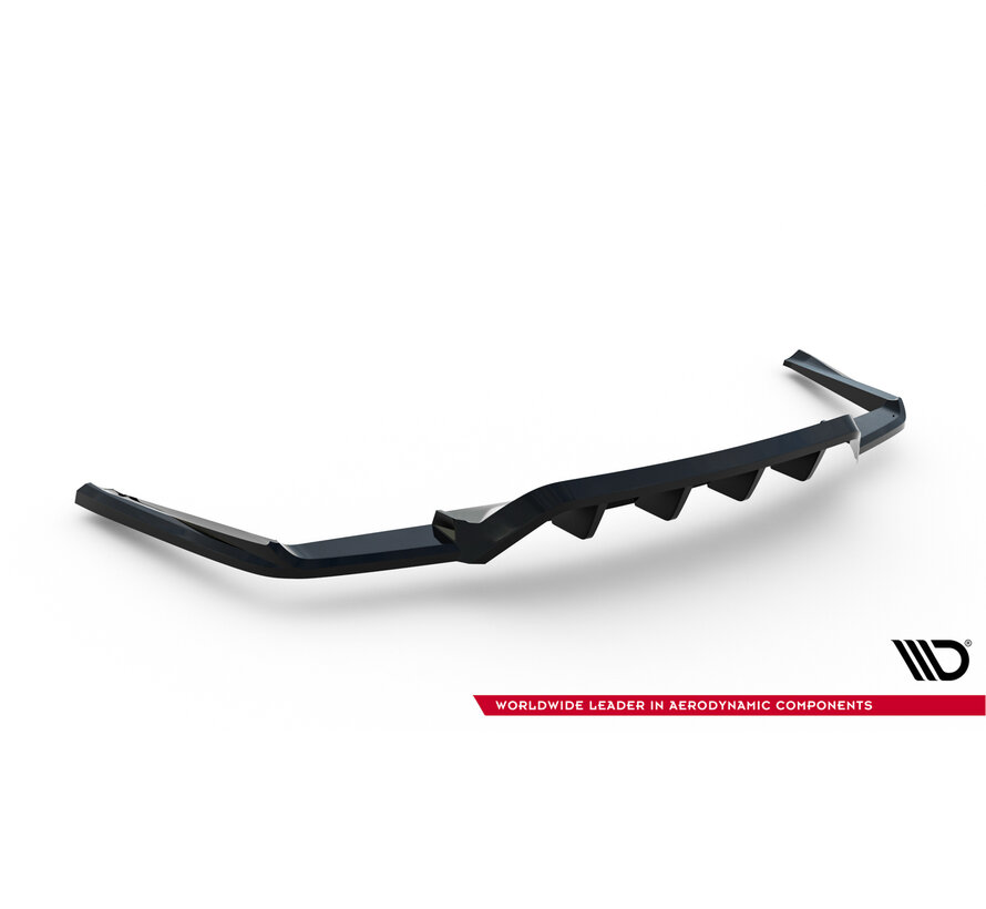 Maxton Design Rear Splitter (with vertical bars) Maserati Ghibli Modena Mk3 Facelift