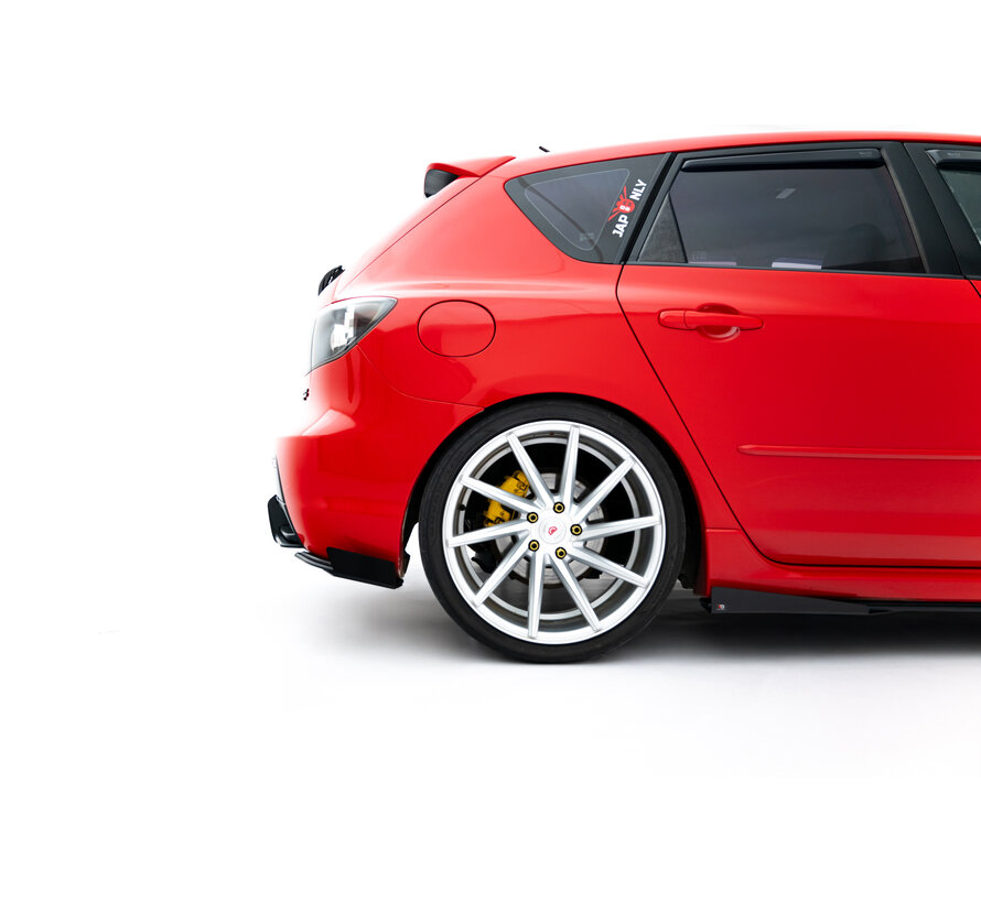 Maxton Design Rear Side Flaps Mazda 3 MPS Mk1 EU Version