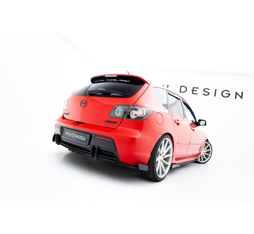 Maxton Design Rear Side Flaps Mazda 3 MPS Mk1 EU Version