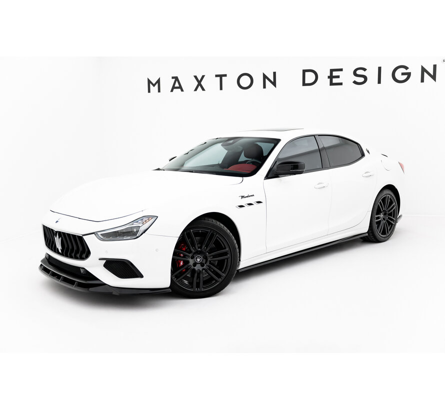 Maxton Design Set of Splitters Maserati Ghibli Modena Mk3 Facelift